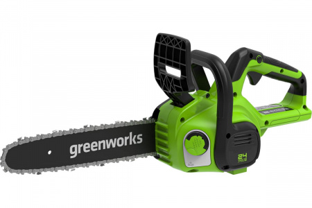 Пила цепная аккумуляторная Greenworks G24CS25, 24V, 25см, без АКБ и ЗУ