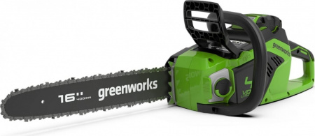 Пила цепная аккумуляторная GreenWorks  GD40CS18K4, 40V, 40 см, бесщеточная, до 1,8 кВт, без АКБ