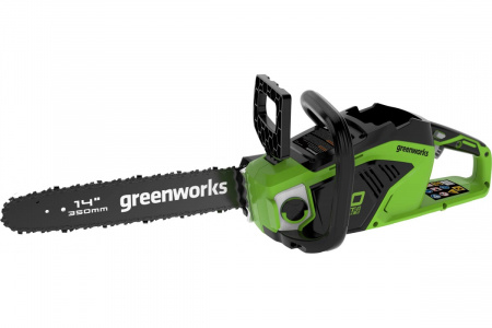 Пила цепная аккумуляторная GreenWorks  GD40CS15, 40V, 35 см, бесщеточная,  до 1,5 КВТ, без АКБ и ЗУ